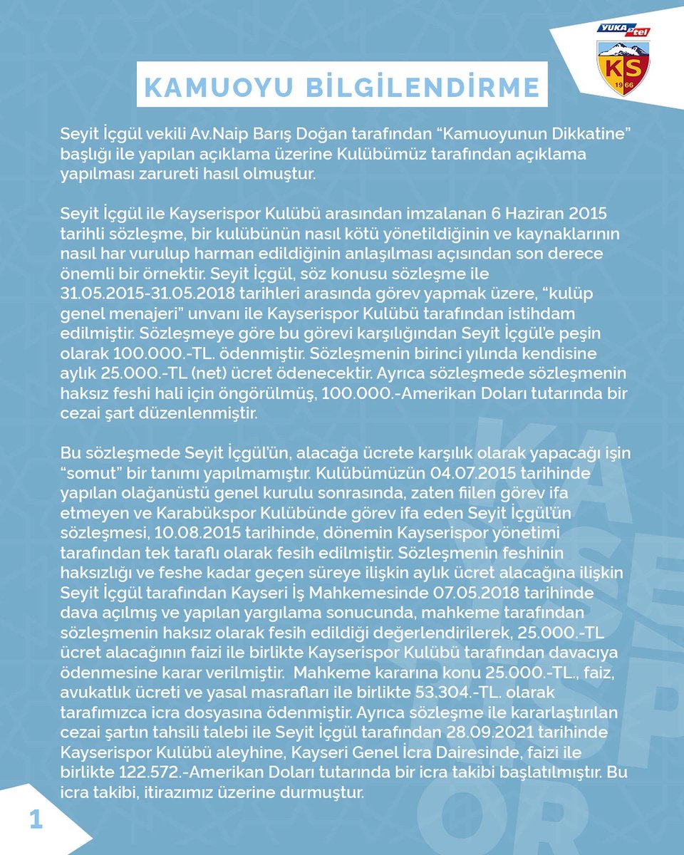 Zecorner Kayserispor tweet media