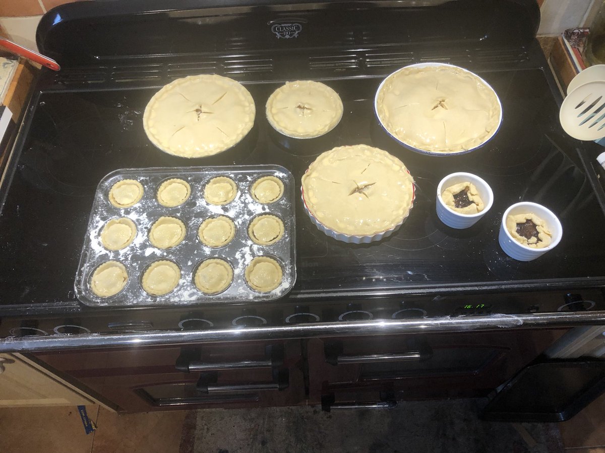 I must be feeling better all homemade pastry mincemeat chicken and mushroom filling some to give away some to freeze