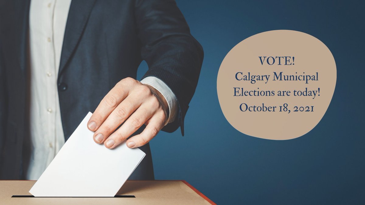 Today is the day, Calgary! Get out there and vote. Make your voice heard. To make a plan for voting go here: vote.calgarysfuture.ca