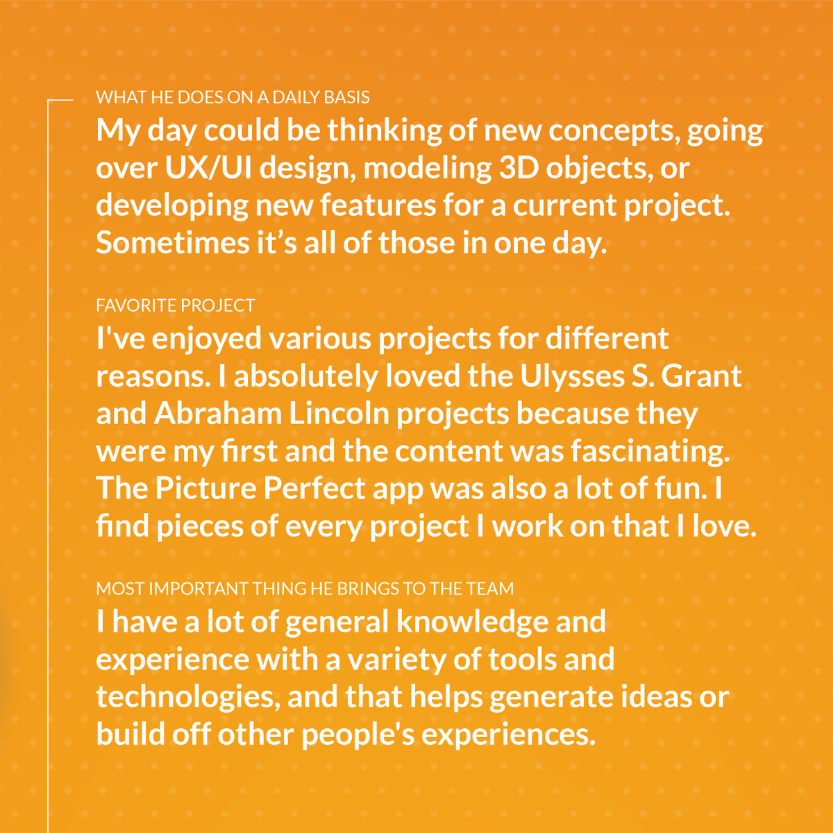 RelativeScale's tweet photo. Senior Designer / Developer Luis Zapata is up next in our Meet the Team series! 🧙‍♂️😏☕️
#meettheteam #designer #developer #designagency #relativescale https://t.co/nTY180D6qk
