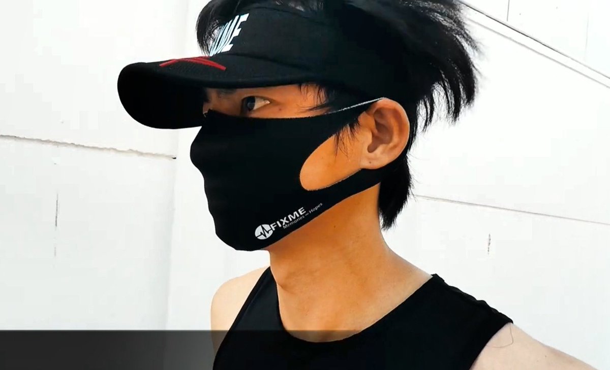 Max05513's tweet photo. Man Mask#2 ดูโฆษณาหน้ากากใส่ออกกำลังกาย “Fixme” นายแบบหน้าหล่อแต่จะอายไปไหน เปิดมารีบใส่หน้ากากปิดจมูกปากยังไม่ทันได้เห็นหน้าเลย หน้ากากก็ฟิตแอนด์ฟิตสมชื่อยี่ห้อ รัดจนเห็นจมูกโด่งๆรูปปากนิดๆของนายแบบ ตอนหันข้าง แล้วเออ ขึ้นว่ะ ใครหน้าดีๆมาลองซื้อไปใส่ดิ้ #ManMask https://t.co/C1J58jtLzm