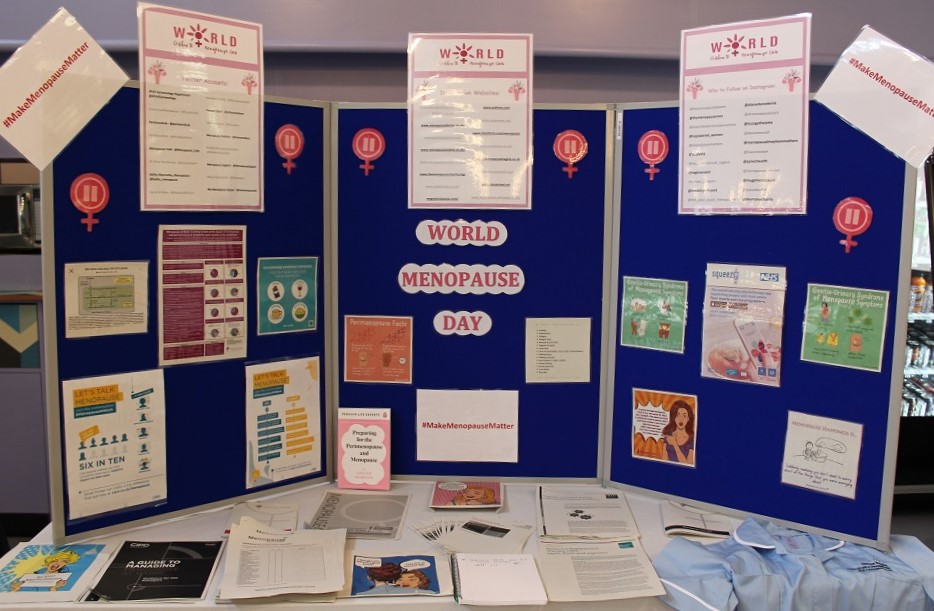 💟 WORLD MENOPAUSE DAY 💟
Today is World Menopause Day and we’ve been inviting our team to find our more and to share their experiences, via a stand in our staff restaurant. Find out more about the menopause at  nhs.uk/conditions/men…