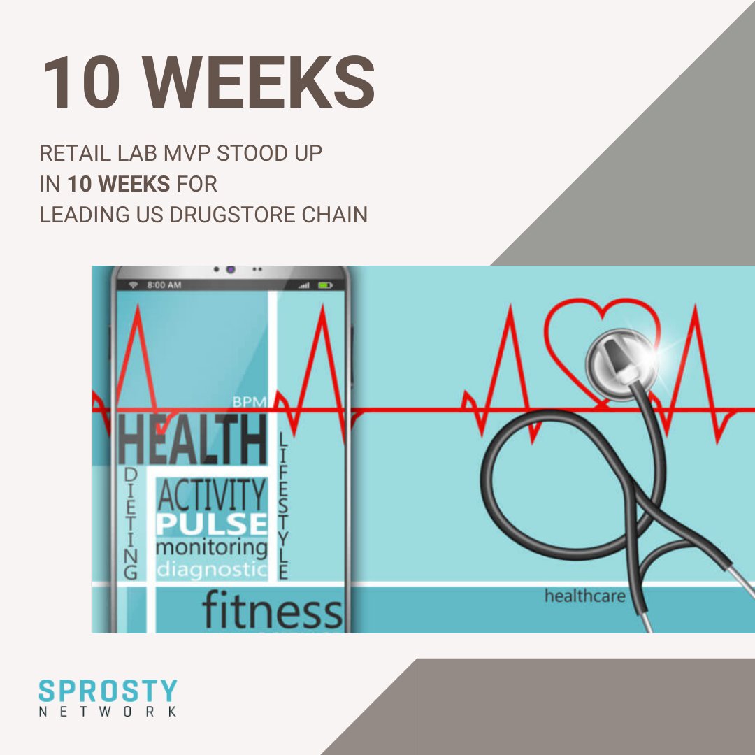 Sprosty designed and stood up a physical retail lab MVP + health experience for leading drugstore chain PharmHealthCo* in just 10 weeks. 

ow.ly/KT4d50GkwON