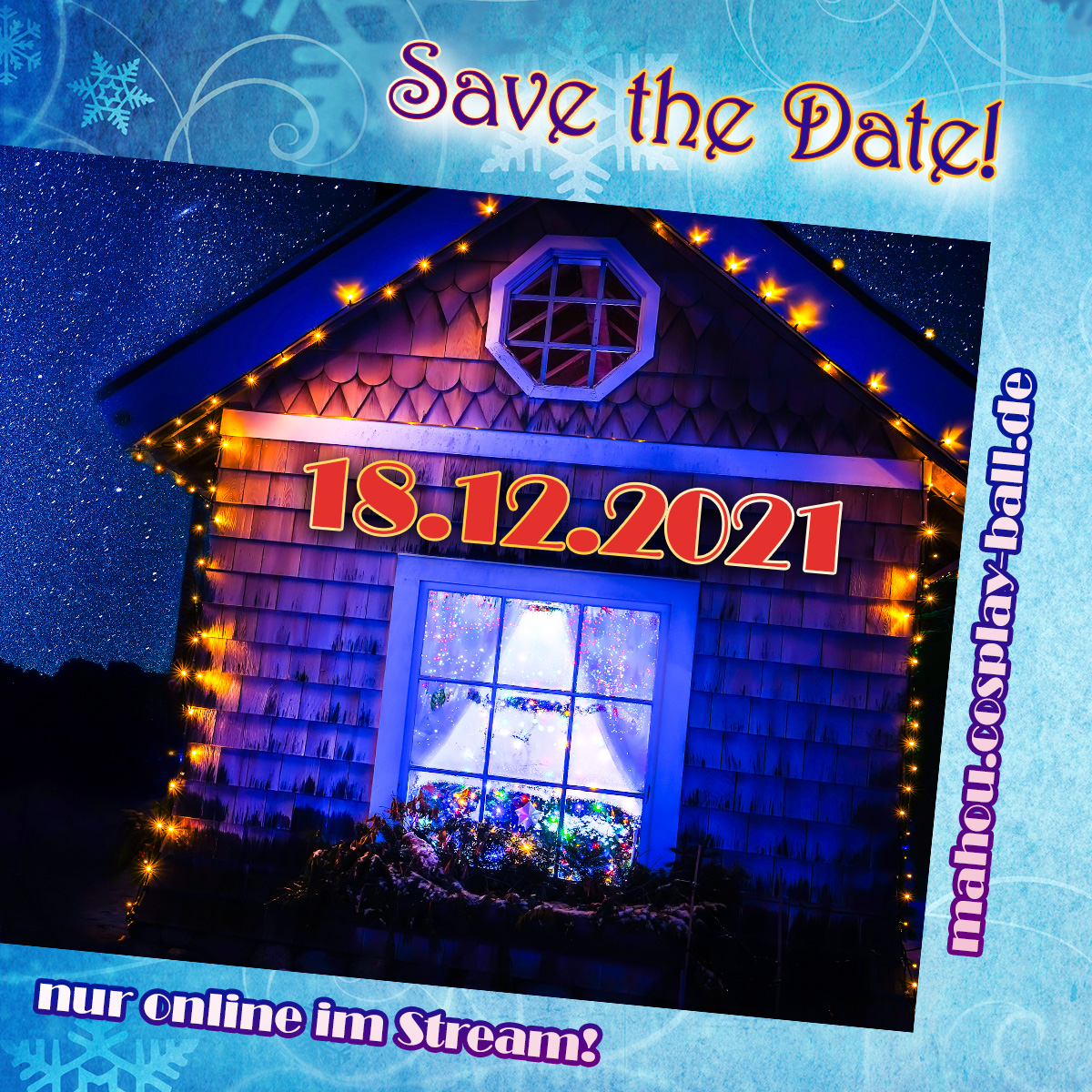 MahouNoYoru's tweet photo. Save the Date! 🎅
Am 18.12.2021 werden wir Euch in die zauberhaft kuschelige Welt des Mahou no Yoru entführen!
Nur Online im Stream unter https://t.co/UwU2AgPfbT 
Mehr Infos demnächst auf unseren Social Media Kanälen oder unter https://t.co/hg6m9tA5JA
Wir freuen uns auf Euch! https://t.co/Z73zqGc0lk