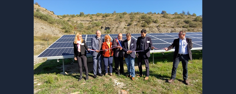GDSolaire's tweet photo. C'est sous un grand soleil que nous avons eu le plaisir d'inaugurer le Parc Solaire de Jales - Ardèche (07) - jeudi dernier en collaboration avec la Communauté de Commune de Vans en Cévennes ! 
Pour en savoir plus sur cet évènement : https://t.co/PvlMyVWSYc https://t.co/DcO7R4C4qN