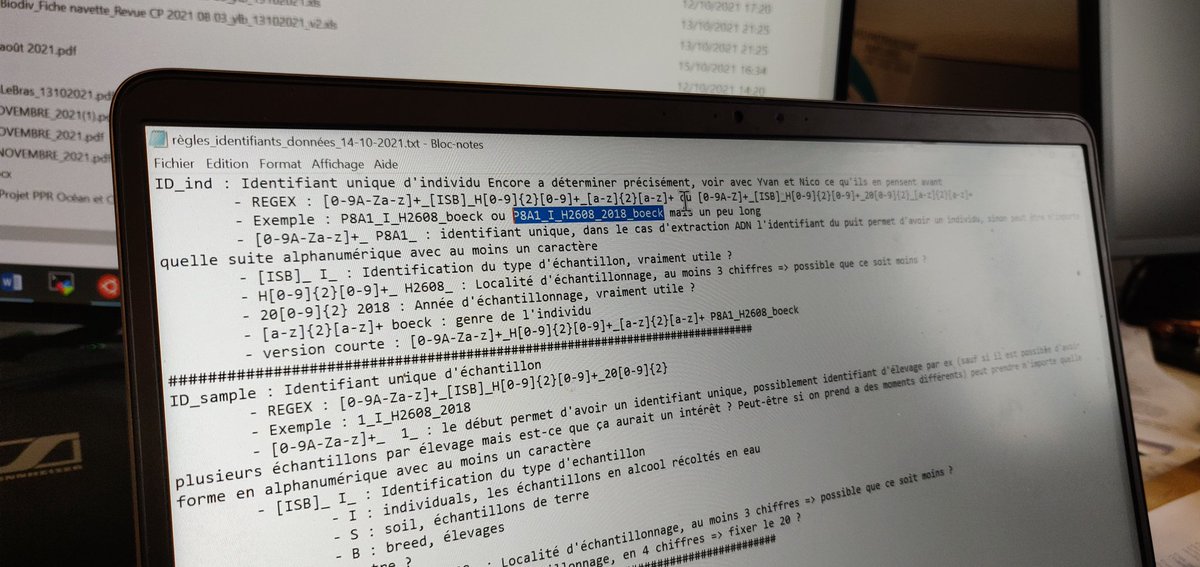 J'avais annoncé que je serai co-directeur thèse ? &amp; Wonder <a href="/ColineRoyaux/">Coline Royaux</a> thésarde <a href="/UMR_BOREA/">Laboratoire BOREA</a> ? ;) Belle occaz de tester en pratique les principes FAIR ! &amp; cet aprem, Coline me présente un plan de gestion de données, une réflexion aboutie sur gestion des données... Ouahou ! #PNDB