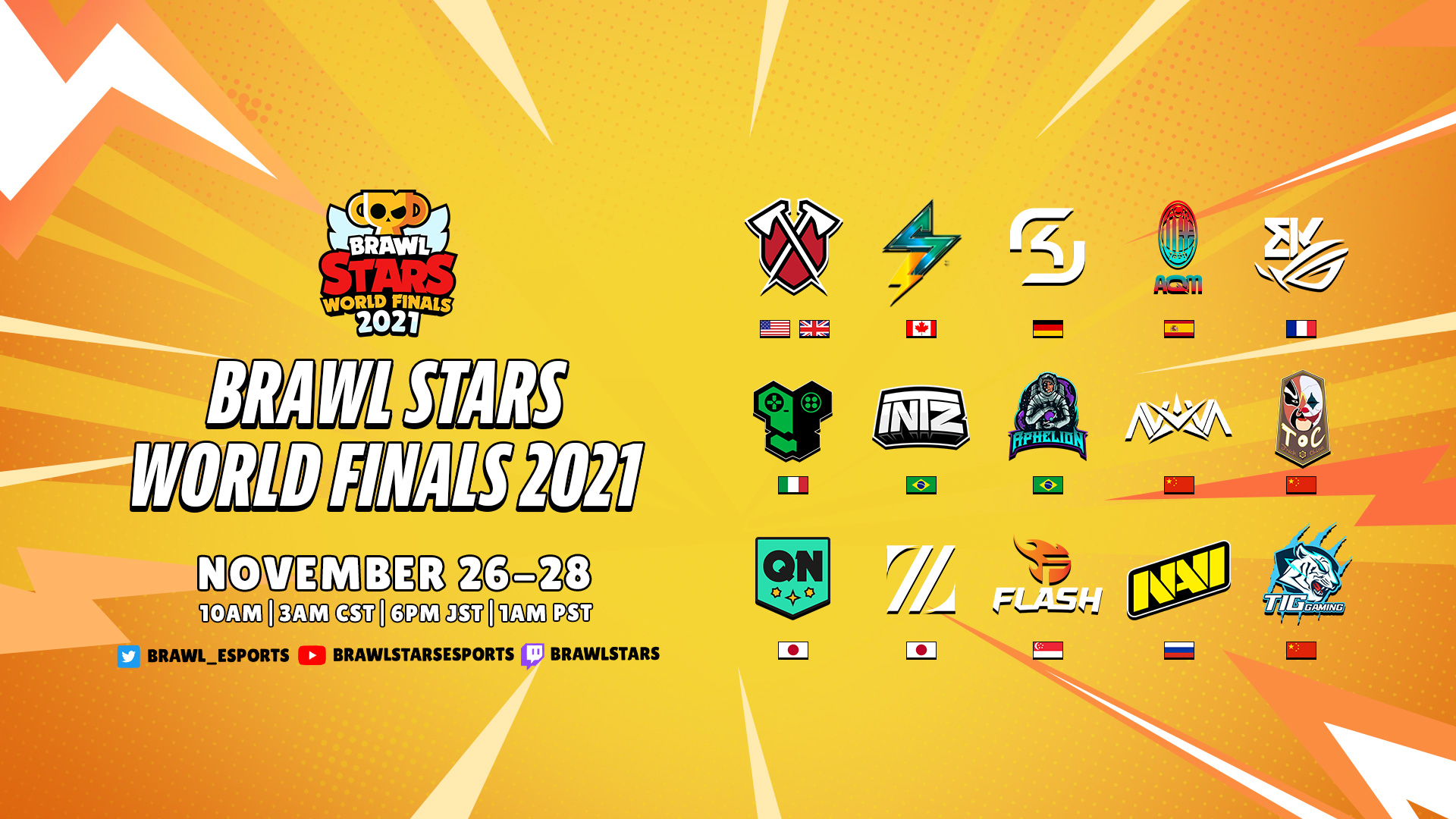 Brawl Stars World Finals 2022: Qualified teams, format, schedule, venue,  and more