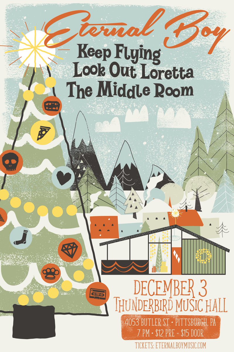 So stoked to be playing <a href="/eternalboymusic/">☀️Eternal Boy☀️</a> ‘s Holiday show on December 3rd with some of our best buds!