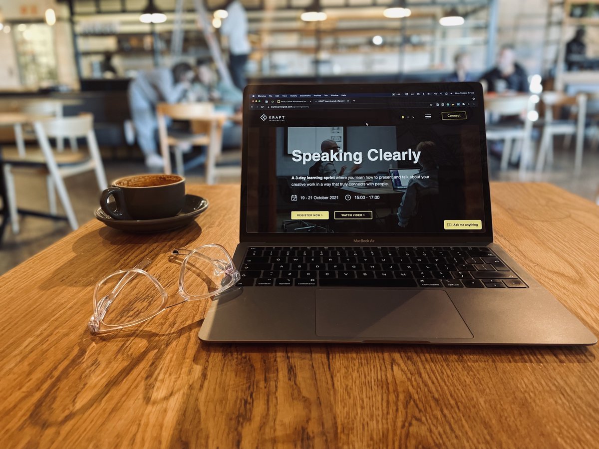 kraftlearning's tweet photo. Tomorrow we are launching cohort 1.0 of Speaking Clearly and I couldn't be more excited. Although the beginnings are small, it represents a larger movement in lifelong learning and purposeful career-building that we're proud to be part of. 

Good luck to all the learners! https://t.co/AAY4NLvnu2
