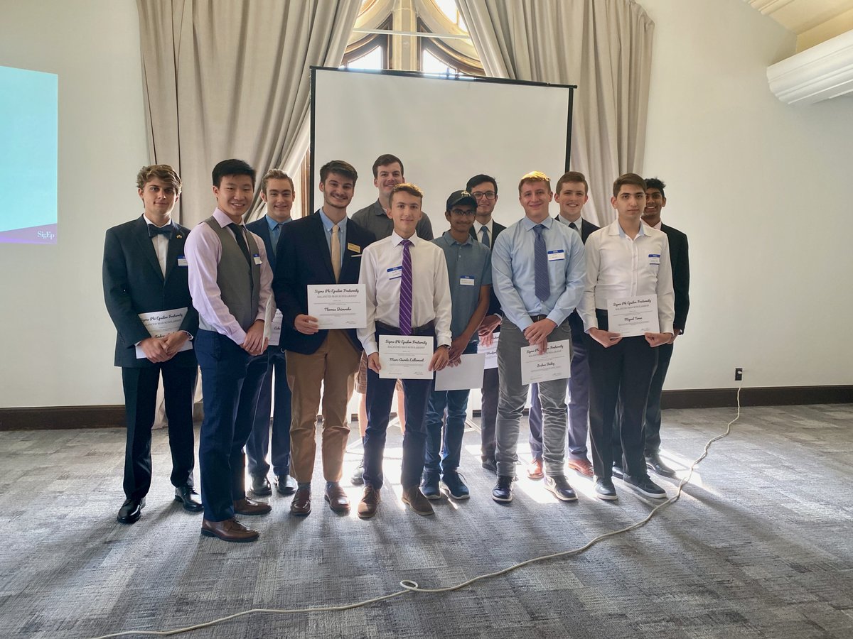 esimone928's tweet photo. I had the pleasure of speaking at the @LifeAtPurdue 2021 Indiana Alpha Sigma Phi Epsilon Balanced Man scholarship banquet on Saturday. What an amazing group of young men. Thank you 🙏 @MarkSullivanBRM for inviting me to speak. #BalancedMan #SigmaPhiEpsilon @ClearBlade https://t.co/CCVplwT1JR