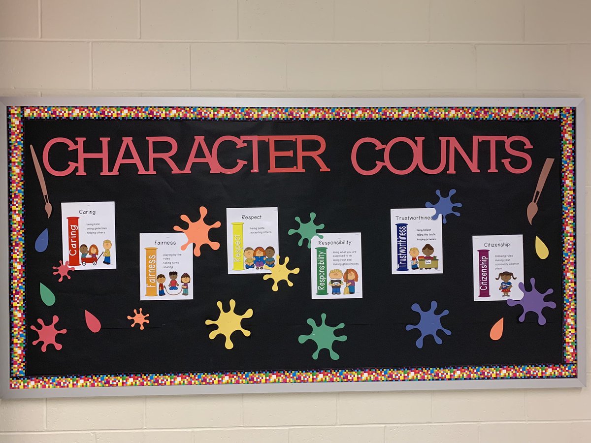 CYESCounselor's tweet photo. We are geared up and ready to celebrate #CharacterCountsWeek! Can’t wait to see all the fun ways our #CYESsteamengines show their commitment to good character. 
💙❤️💜💚💛🧡
#PWCScounseling @ChrisYungES https://t.co/pPQcmC8AuC
