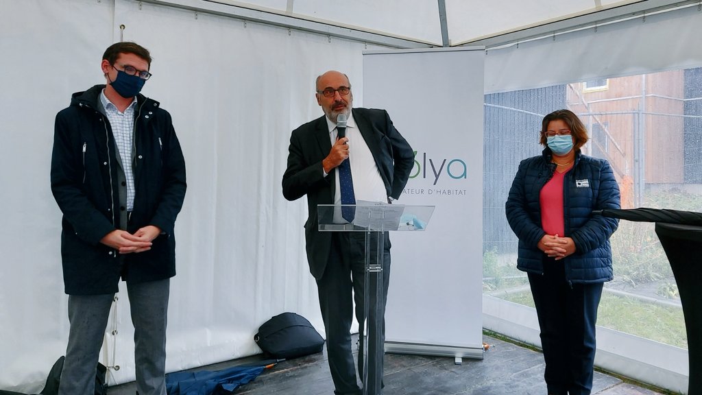 @jldupont14 'Cette nouvelle résidence fait partie du vaste programme de renouvellement urbain du quartier Rethel. Confort et performances énergétiques sont à nouveau au rendez-vous.' #logementsocial #hlm #caen