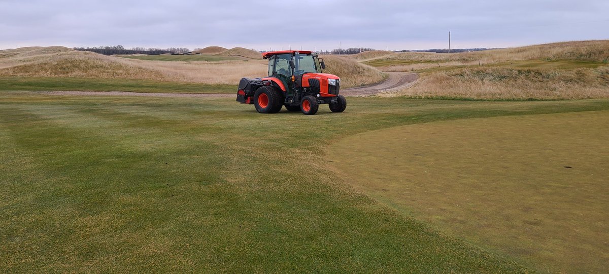 I don't mind aerating greens anymore.