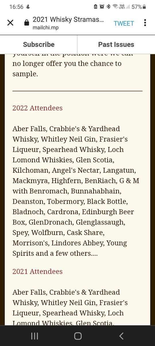 Lineup for this Saturday's <a href="/WhiskyStramash/">The Whisky Stramash</a> looks decent. Hope to see a few familiar faces for the "special" under the counter drams! #YouKnowWhoYouAre😉