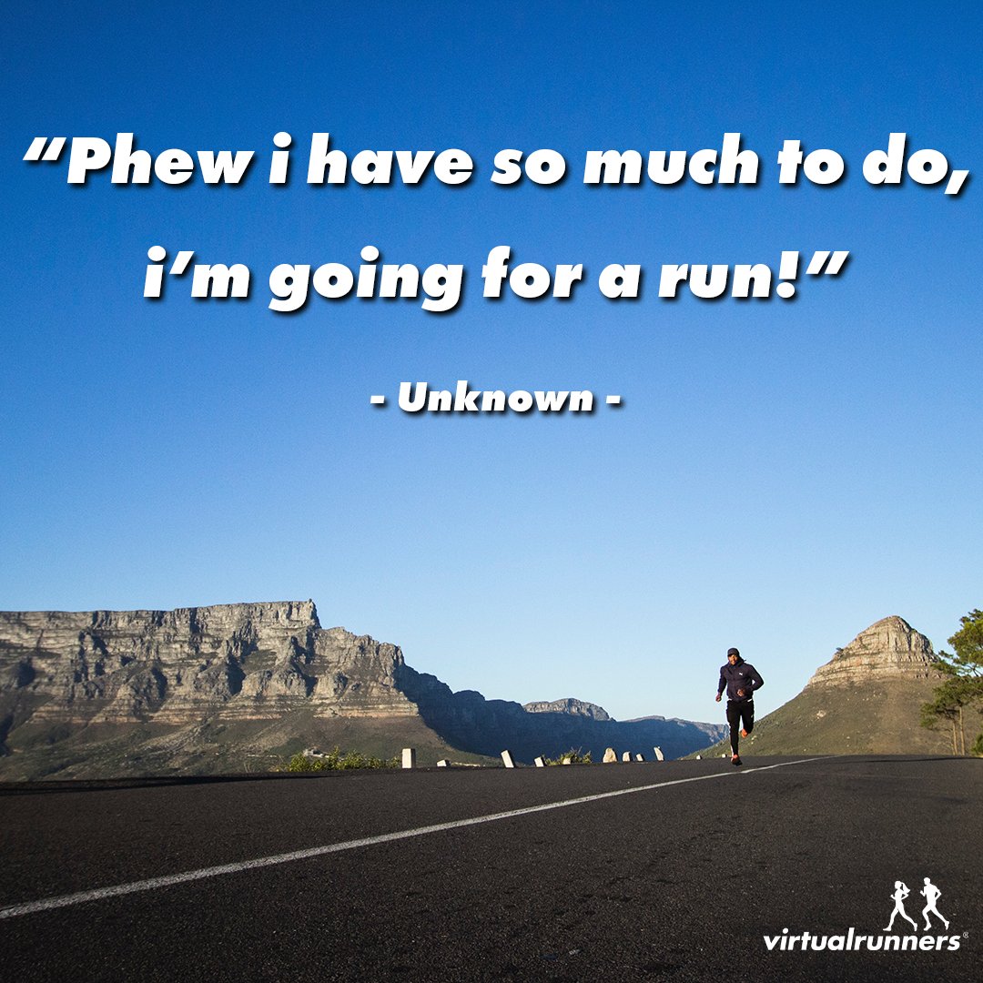 Does this #runnerslogic sound familiar?

The household is waiting, the car tires don't change by themselves, at work, the to-dos don't seem to be getting any less.

...let's go for a #run first and then we'll see!

What tasks do you put off by putting on your #running #shoes?