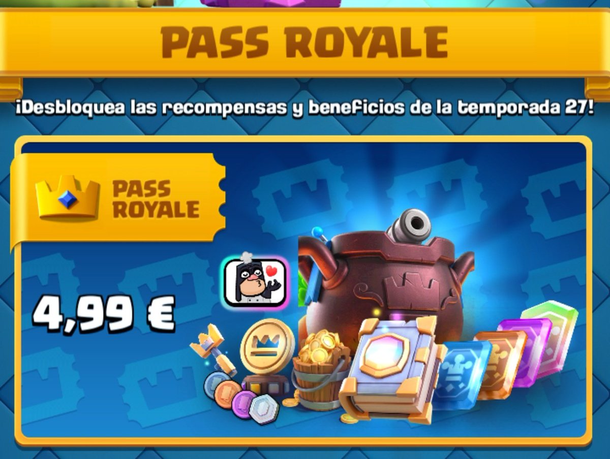 TG I SAMURAI (@tg_samurai) on Twitter photo 💰Sorteo de 4 Pass Royale💰
Requisitos:
🔥Seguir a @ItsChegoCR
🔥Seguir a <a href="/AmazonicL/">Amazonic League</a>
🔥Seguir a <a href="/TG_SAMURAI/">TG I SAMURAI</a>
🔥Seguir a <a href="/NewAlliance_GG/">New Alliance</a>
🔥Menciona 2 amigos
🔥Dar Fav 💜 y RT 🔁
Termina en 5 días(Pago via PayPal) 💰Sorteo de 4 Pass Royale💰
Requisitos:
🔥Seguir a @ItsChegoCR
🔥Seguir a <a href="/AmazonicL/">Amazonic League</a>
🔥Seguir a <a href="/TG_SAMURAI/">TG I SAMURAI</a>
🔥Seguir a <a href="/NewAlliance_GG/">New Alliance</a>
🔥Menciona 2 amigos
🔥Dar Fav 💜 y RT 🔁
Termina en 5 días(Pago via PayPal)