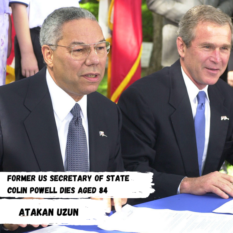 FrontierAffairs's tweet photo. Former US Secretary of State, Colin Powell, has died aged 84.

Atakan Uzun Reports:

https://t.co/vztyexiJP5 https://t.co/W3XrVT3McL
