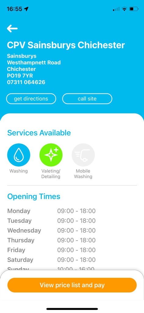 GoWashApp's tweet photo. New site! 

Welcome CPV Chichester to the GoWash App, based in the car park of Sainsburys on Westhampnett Road you can now pay for your wash through the GoWash app!

#carparkvaleting#carvaleting#gowash#app https://t.co/CadZu7it5t