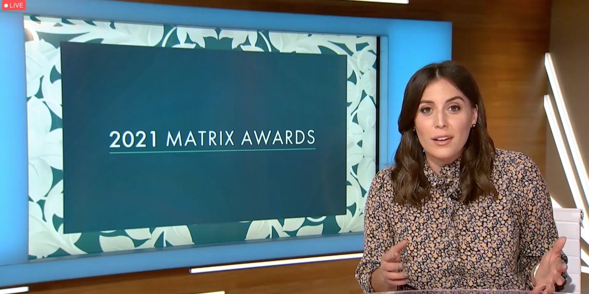 NYWICI's tweet image. #Matrix2021 is LIVE and happening now! Thanks to the emcee @HallieJackson. #matrix51 #nywiciMatrix21