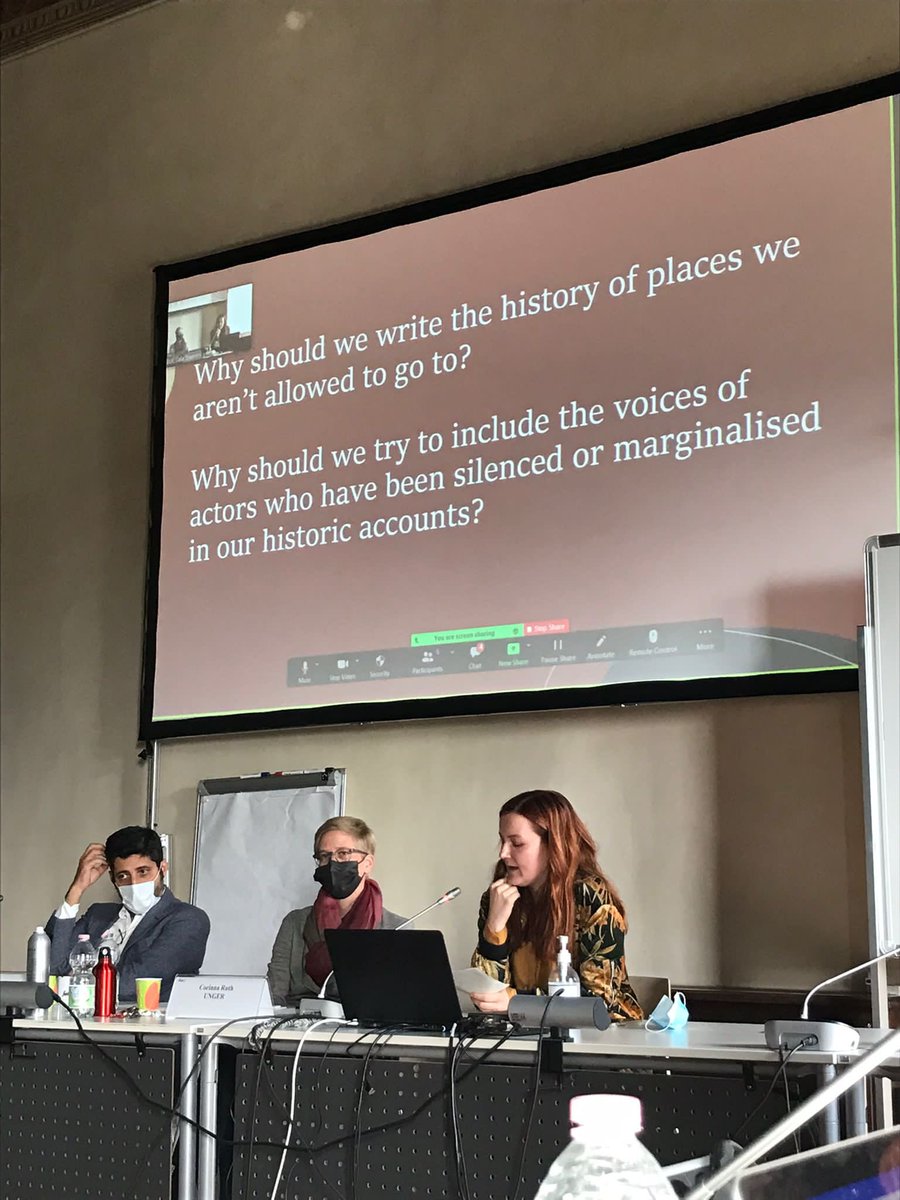Today I had the pleasure of presenting to @EUI_History professors and #mwfellows about my methodological challenges writing about West Papua in the 1960s and locating West Papuan voices. Thanks to @infinite_milos for the great shot of my concluding questions. @EUI_MWProgramme