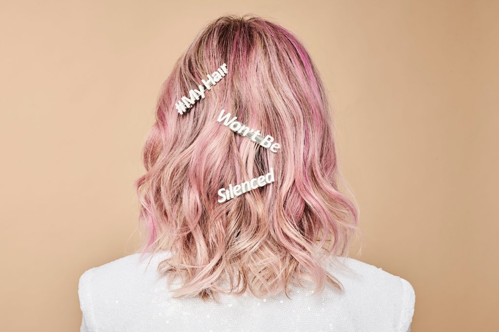 My pink hair won’t be silenced on #WorldMenopauseDay or any other day - thanks for including me in your incredible, convention-defying campaign <a href="/PanteneUK/">PanteneUK</a> 💖 #ad #MyHairWontBeSilenced #powerofhair #PanteneUK