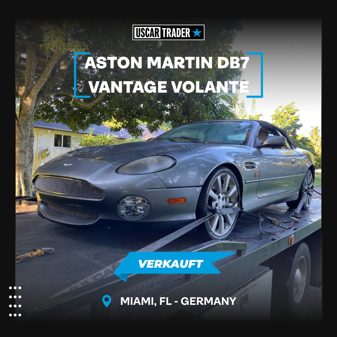 2002 Aston Martin DB7 Vantage Volante | Miami, FL ➡️ Deutschland

Wir haben für jeden Geschmack etwas auf uscar-trader.com

#astonmartin #astonmartinvantage # #vantage #db7 #db7vantagevolante #db7vantage #db7volante #supercars #jamesbond #usa #deutschland #uscartrader