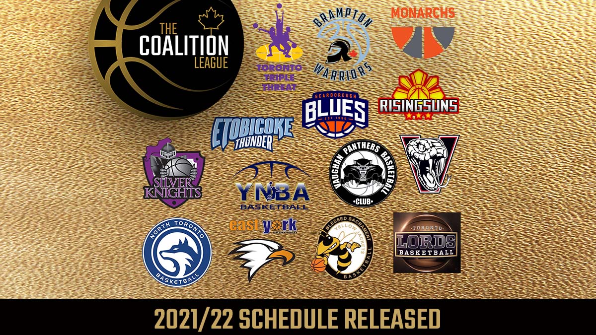 The Coalition Basketball League has added more competition dates for this season. Learn more on our website at coalitionbasketballleague.com <a href="/OBABBall/">Ontario Basketball</a> <a href="/sbabball/">Scarborough Blues</a> <a href="/eastyorkbball/">East York Basketball</a> 
@tolordsbasketball <a href="/NTBasketBall/">NT BasketBall</a>  <a href="/YNBAbasketball/">YNBA Basketball</a> 
<a href="/drisingsuns/">Durham Rising Suns</a> 
<a href="/monarchsbball/">MONARCHS BASKETBALL</a>  @BMBABasketball