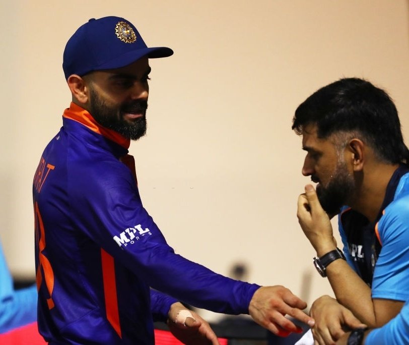 ChennaiIPL's tweet photo. The combo that blues our mind 💛

#TeamIndia #WhistlePodu 🦁 https://t.co/dOepNMaPtZ
