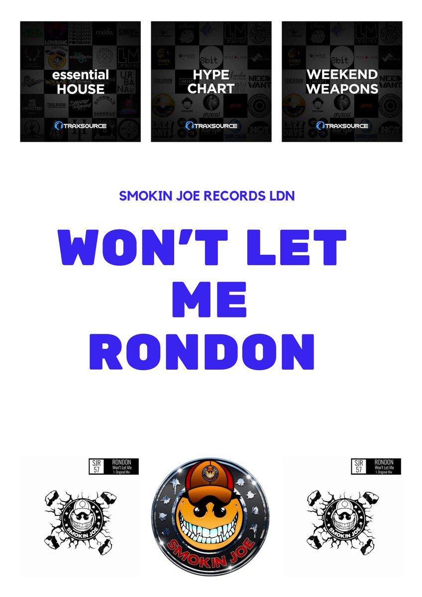 SmokinRecordsLn's tweet photo. Full House Support for Rondon on #traxsource 🙌 https://t.co/GGYqDChYWL
