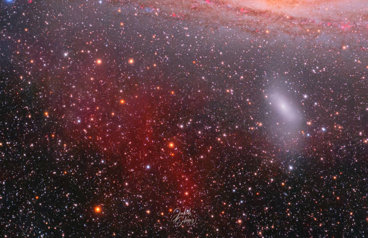 JkbSahner's tweet photo. 32hrs for this... Andromeda with some faint surrounding h-alpha clouds 👀 https://t.co/fIgepbM3vY