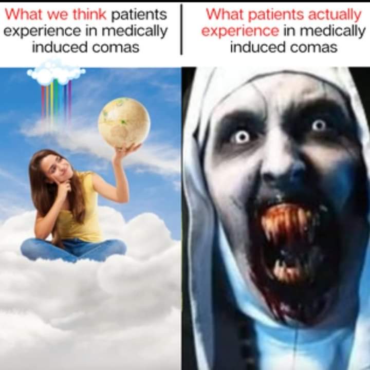 Rehab for life (@cathyemmens) on Twitter photo Sadly there is much truth in this #delirium #criticalcare everyone has a role to play in ensuring our patients feel as safe and orientated as they can during their stay in our care 💙 *educate and orientate*
<a href="/RehabLegendLou/">Lou Gallie</a> <a href="/CCOTCRH1/">CCOT.CRH</a> <a href="/OT_CRH/">Occupational Therapy</a> <a href="/lizshawOT/">Elizabeth McAndrew</a> <a href="/TantamKate/">Kate Tantam (She/her)</a> Sadly there is much truth in this #delirium #criticalcare everyone has a role to play in ensuring our patients feel as safe and orientated as they can during their stay in our care 💙 *educate and orientate*
<a href="/RehabLegendLou/">Lou Gallie</a> <a href="/CCOTCRH1/">CCOT.CRH</a> <a href="/OT_CRH/">Occupational Therapy</a> <a href="/lizshawOT/">Elizabeth McAndrew</a> <a href="/TantamKate/">Kate Tantam (She/her)</a>