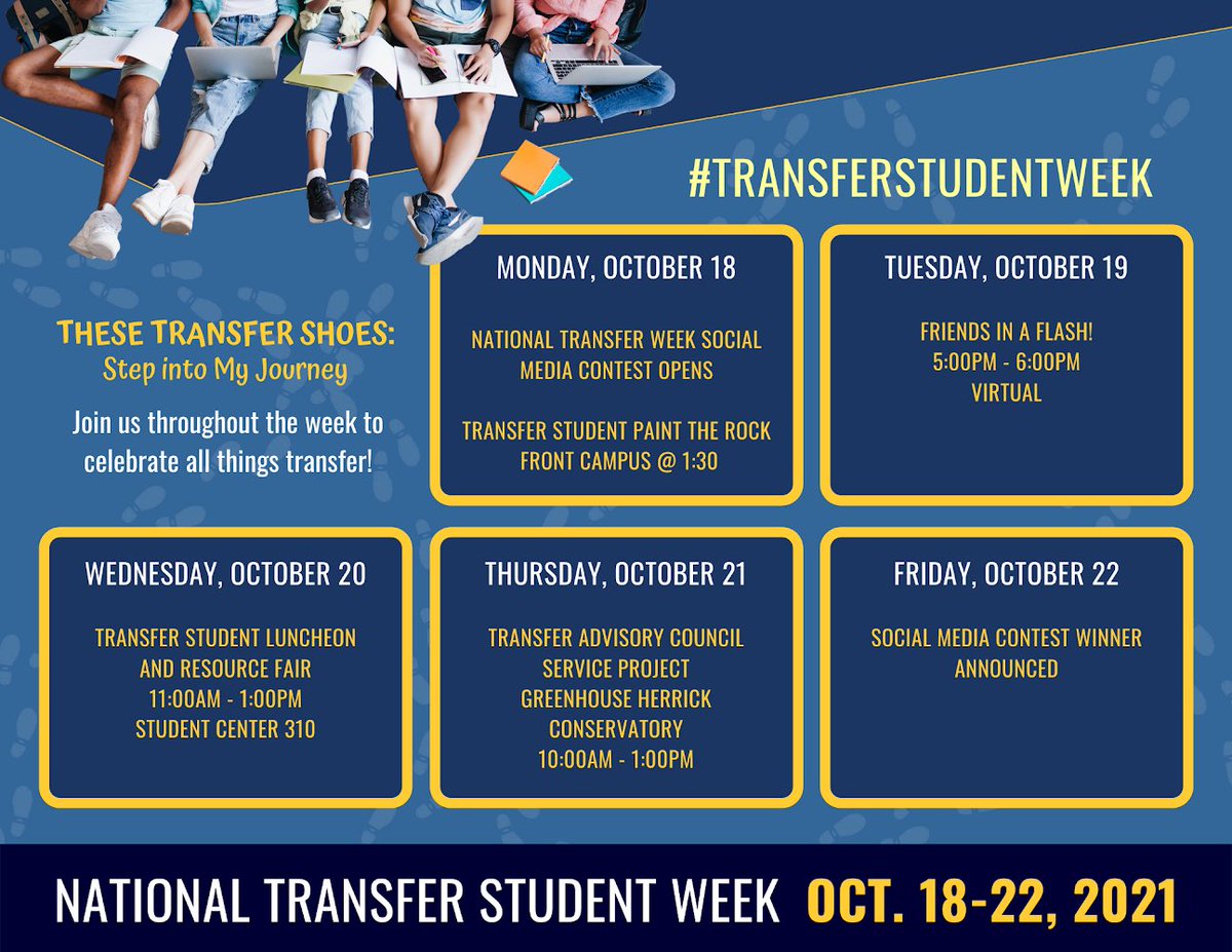 TransferKent's tweet image. Happy National Transfer Student Week Kent State! 💙⚡️