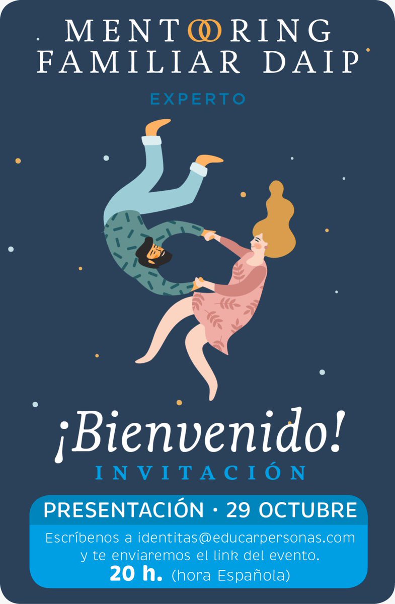 Si aún no tienes tu invitación, no dudes en escribirnos a identitas@educarpersonas.com 

expertomentoring.com