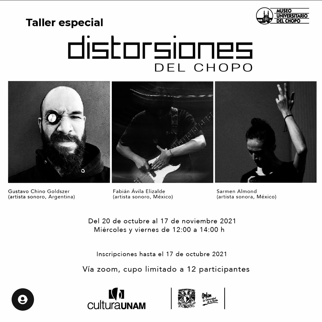 Taller on-line gratuito en torno a la distorsión, la construcción de pedales y la experimentación con la voz.