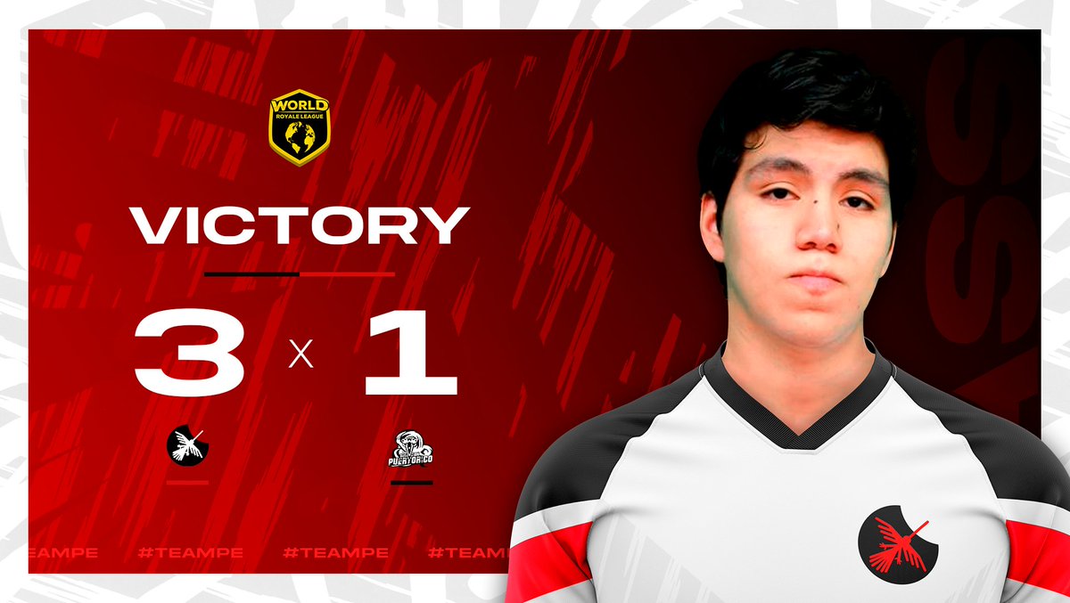 🇵🇪 × ¡VICTORIA!

⚔️| 3 - 1
🆚| <a href="/TeampuertoricoC/">TeamPuertoRico CR</a>
🏆| <a href="/WorldLeagueCR/">World Royale League</a> 

El día sábado, logramos una victoria magistral que nos permite terminar como líderes del grupo 5, en esta primera fase de la #WorldLeague. 🔥

#SelecciónDeTodos #TeamPE 🇵🇪