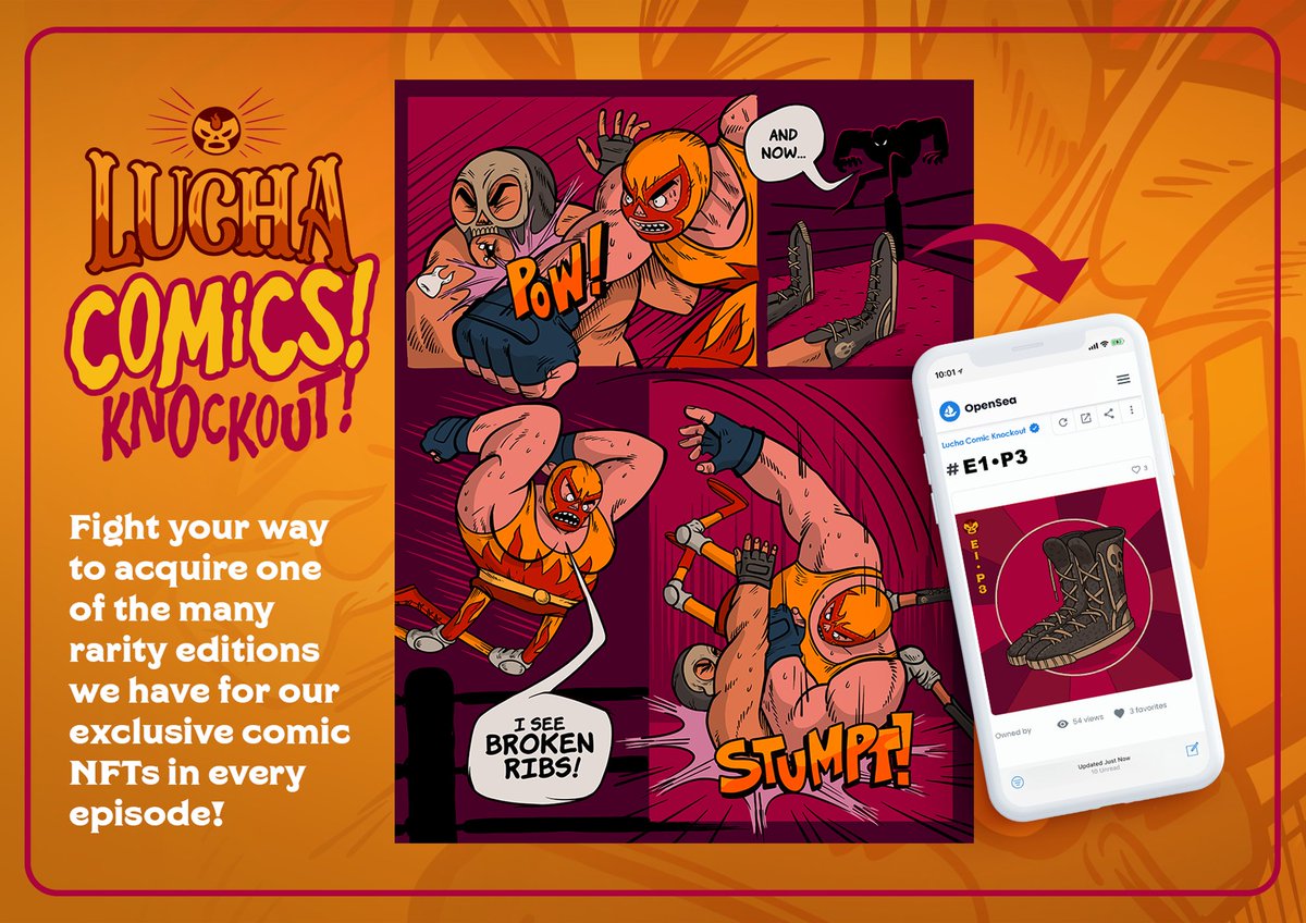 We are releasing a comic book! LLKO holders will be able to acquire items (NFT) within the LLKO universe! Each item will have different rarities which will allow our holders to be able to have a shot at receiving a rare comic item in each episode! 👀