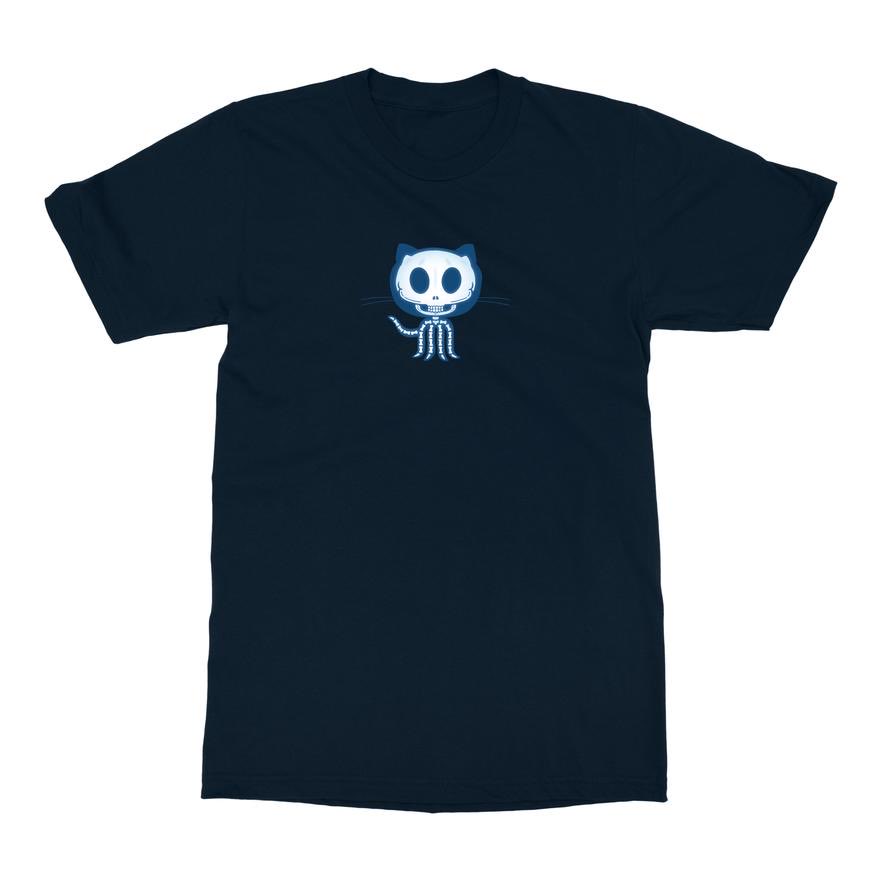 githubdesign's tweet photo. 🎃💀 New glow in the dark Xraytocat and Diff de los Muertos tees have arrived in The GitHub Shop! Also includes new stickers! https://t.co/gvTBTN3tCv https://t.co/YsGsfDlnWB