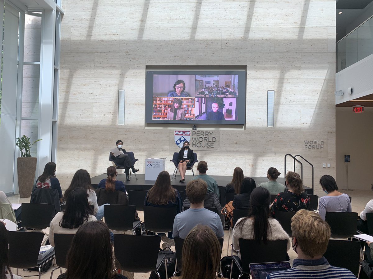 Global Career Week 2021 starts today! 🌍 This event is all about working in human rights and international development, featuring <a href="/SRHerrm/">Stephanie Herrmann</a>, <a href="/shadenkhallaf/">Shaden Khallaf</a>, <a href="/eyee5/">Liz Yee</a>, and <a href="/MalikaSaadaSaar/">Malika Saada Saar</a>! <a href="/Penn/">Penn</a> students can register for our other events this week here: global.upenn.edu/perryworldhous…