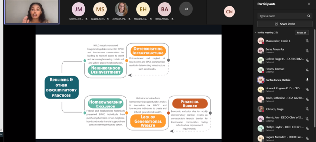 Tremendous study of Denver's sidewalk history, inequities, and potential to finally fund them equitably presented to City today by Kellsie Forfar-Jones and Paige Johnson, <a href="/CUDenverMURP/">CU Denver Urban and Regional Planning</a> <a href="/cudenvercap/">CU Denver College of Architecture and Planning</a> <a href="/CUDenverNews/">CU Denver News</a>