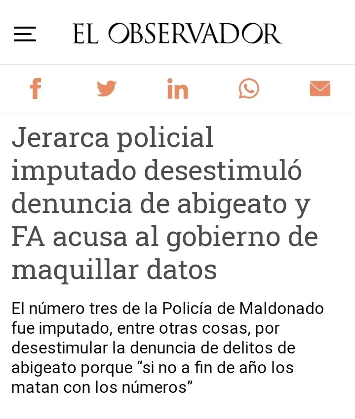 DrGersonVila's tweet photo. Cuando el Ministerio del Interior presenta "sus numeros" recuerdo esta noticia y me permito dudar de la seriedad de los mismos. —¿No les pasa lo mismo?. https://t.co/cEXwkD92db
