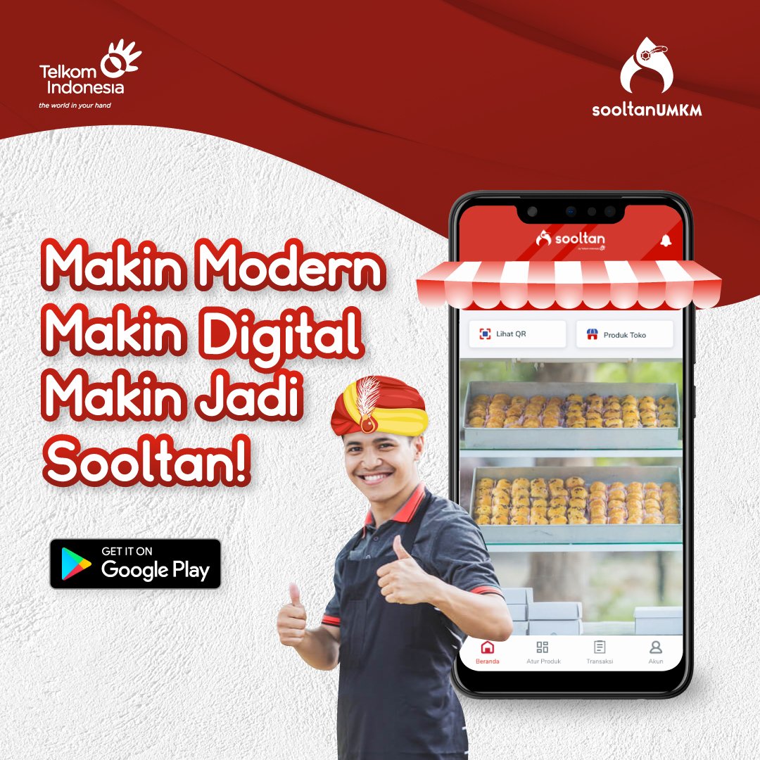 sooltanpay's tweet photo. Perkembangan jaman memang gak ada habisnya, kita diwajibkan untuk berinovasi untuk menunjang perkembangan usaha

Oleh sebab itu, Sooltan UMKM siap membantu Kamu mengembangkan usaha di era digital. Fitur-fitur lengkapnya dijamin gak ketinggalan jaman!

#AplikasiUMKM #UMKMDigital https://t.co/q0a0U46s8h