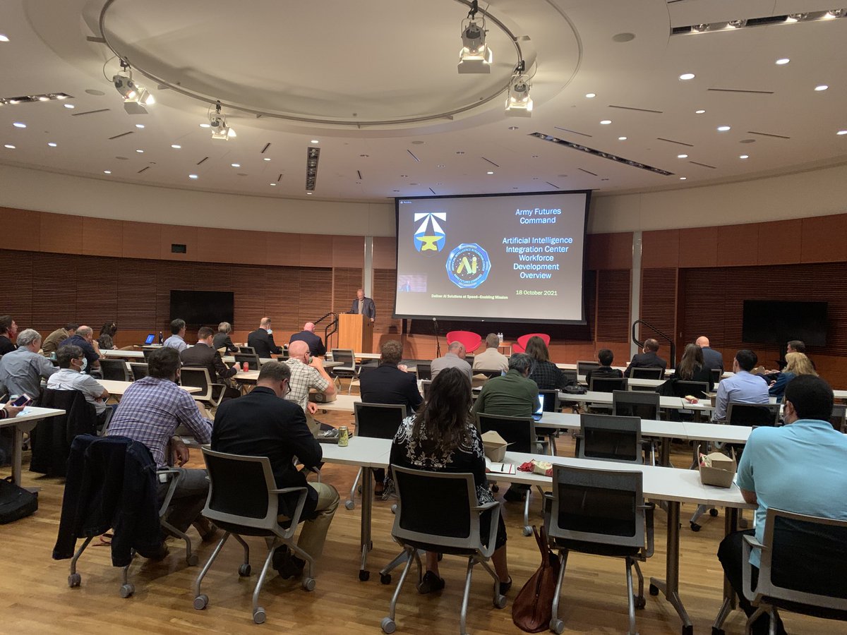 jeananyasirimoe's tweet photo. An exciting engagement at the ⁦@USArmy⁩ AI lunch and learn. Thanks to our guests and all ⁦@UWMadison⁩ faculty participating in this important discussion. ⁦@WARF_News⁩ ⁦@ErikIversonWARF⁩ ⁦@uwcdis⁩ https://t.co/itrBSCWBRt