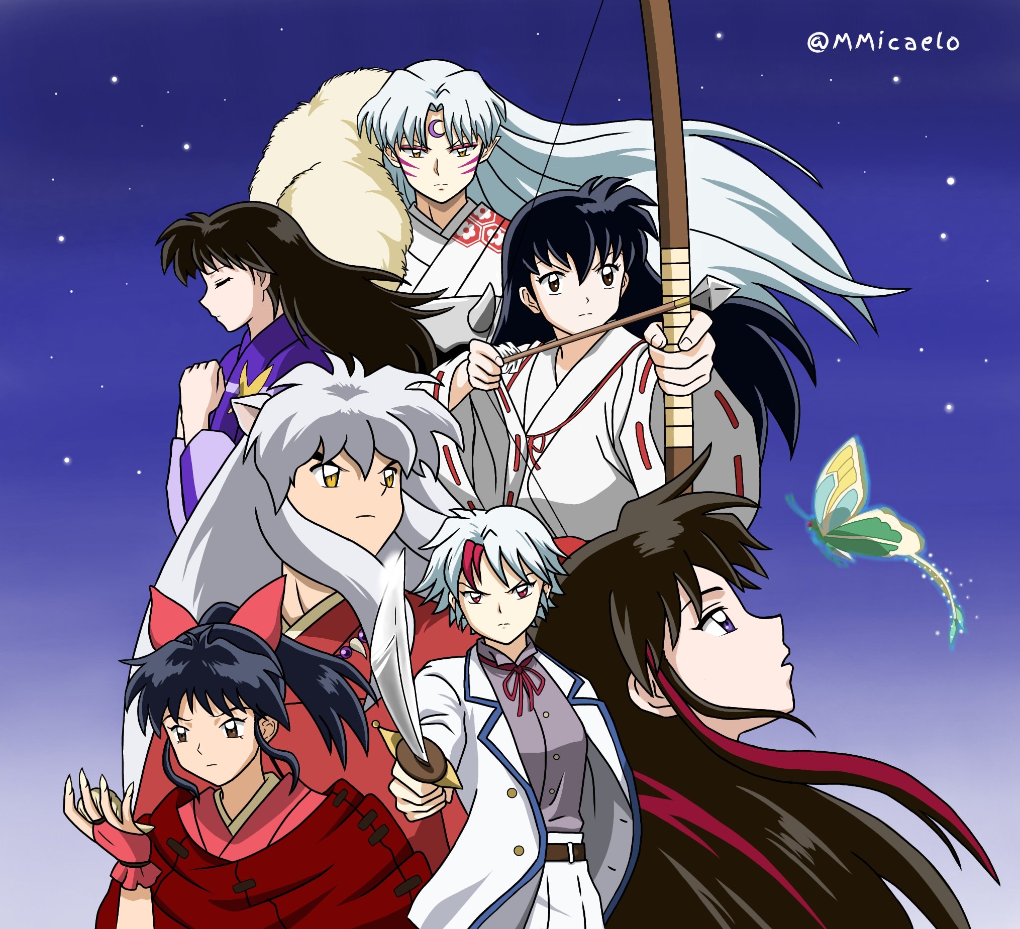 Maddy 家族 犬夜叉夜叉姫イラコン 犬夜叉 半妖の夜叉姫 殺りん 犬かご Inuyasha Hanyonoyashahime Sessrin Inukag T Co Nvwgtvxkvt Twitter