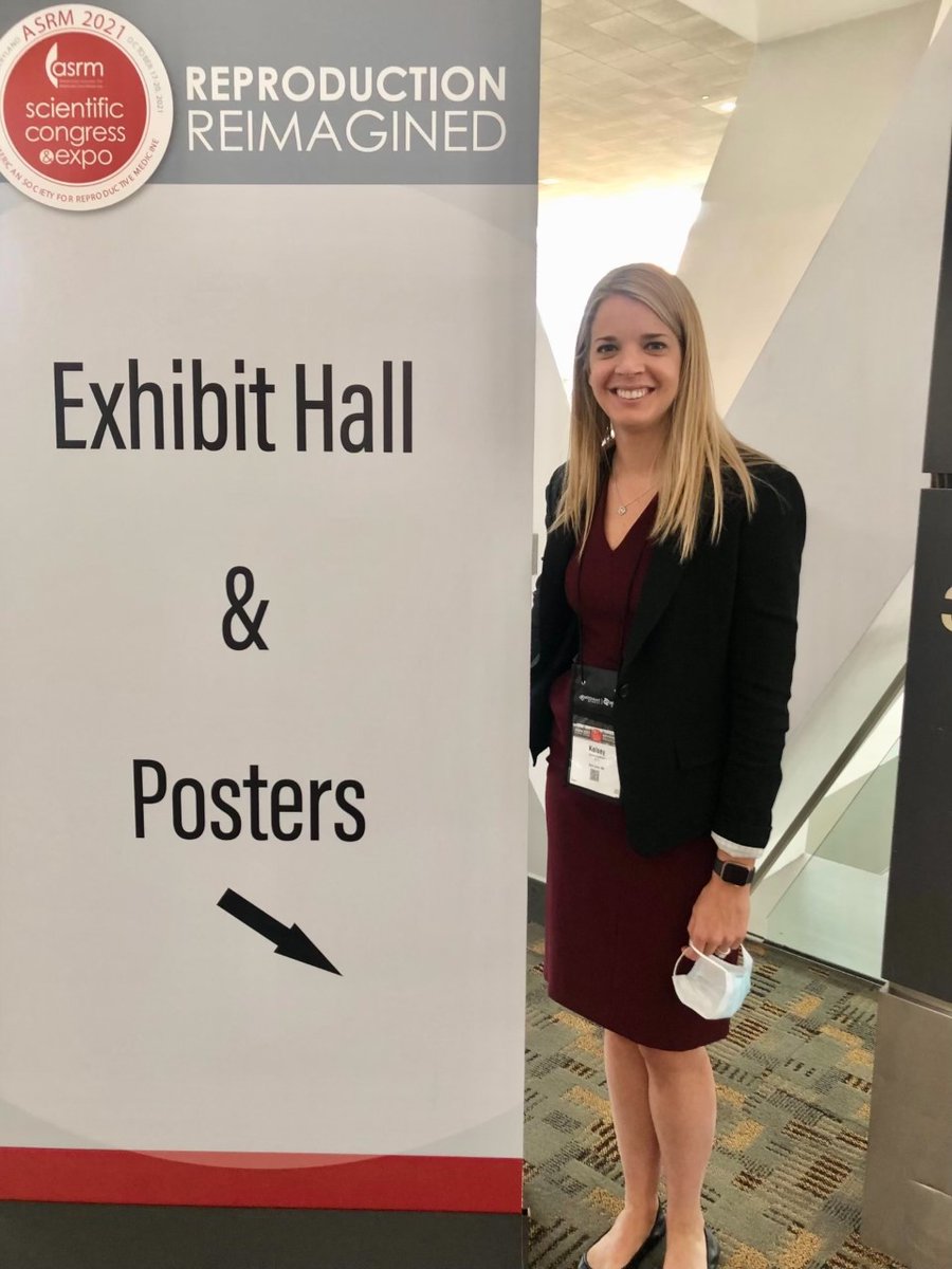 REI fellow Dr. Kelsey Anderson presenting at the 77th ASRM Scientific Congress &amp; Expo! #ASRM2021 @ReprodMed