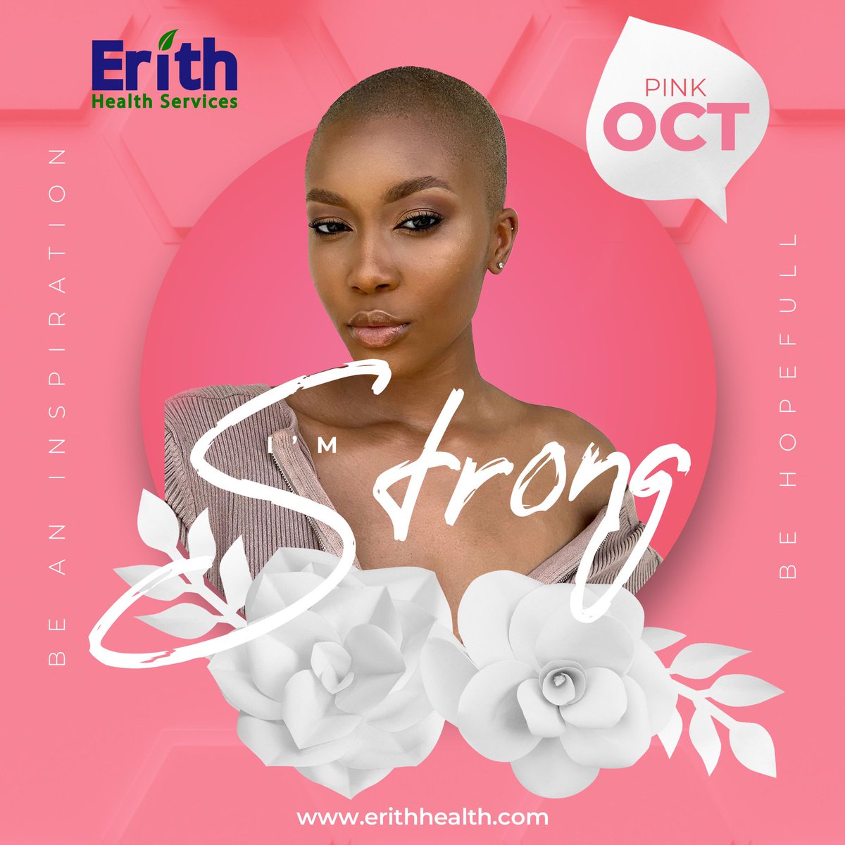 ErithHealth's tweet photo. Never let the hope fade away from your heart. You are braver than you think! #Cancer #breastcancer #BreastCancerAwareness #BreastCancerAwarnessMonth #PinkOctober #MotivationMonday #MOMO #staystrong #BeBRAVE #hope #accra #ghana #erithtotheworld https://t.co/aVNeSGvZJV
