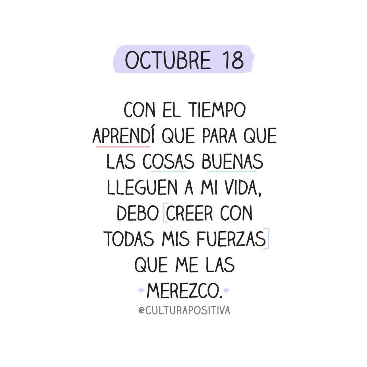 Falta 1 día para mi cumple y hay que trabajar, agradecer y creer en uno mismo.

No esperes que NADIE entienda tus motivos, ni aplaudan tus logros, acepta que el mundo está lleno de pendejos que se sienten merecedores de los frutos de tu trabajo y esfuerzo 😌😎.