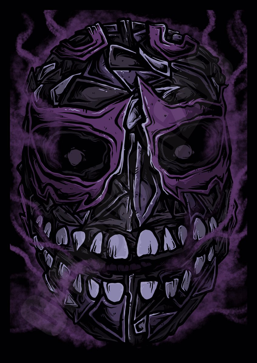 Next up on halloween free time pieces of masks I love
 is the dark orders <a href="/EvilUno/">EVIL UNO of DARK ORDER 🇨🇦</a> 
#thedarkorder #aew