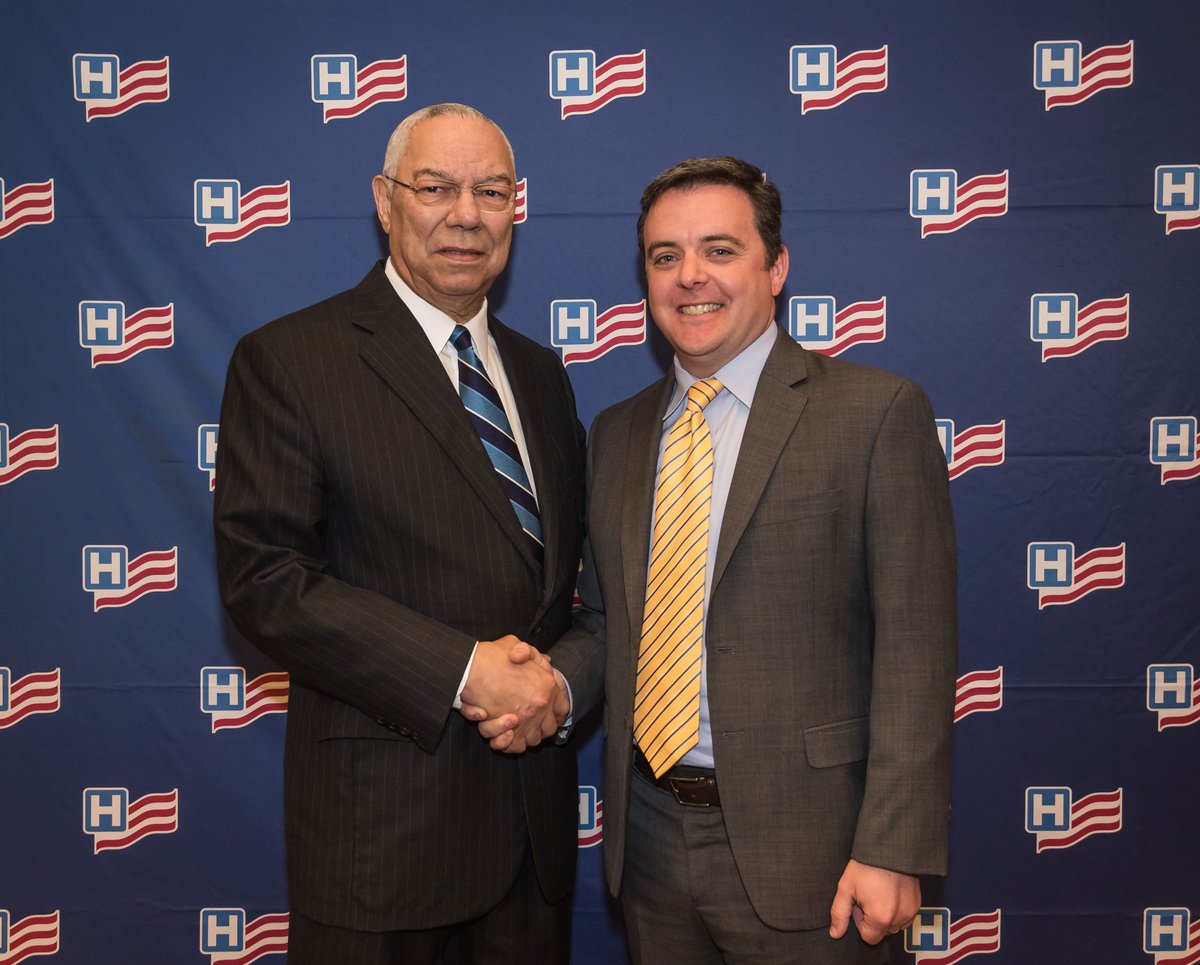 Wonderful conversation and opportunity...learned a lot from him about leadership that day... <a href="/ahahospitals/">American Hospital Association</a> @ColinPowellCCNY