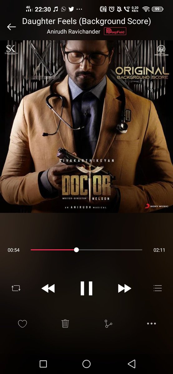 Kettavan_Freak's tweet photo. Fav One 🥰 @anirudhofficial 

Daughter Feels 🥰❤️

#DoctorOST #Doctor https://t.co/H70aMSWijt
