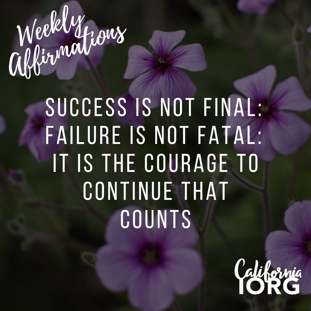 CARainbowGirls's tweet photo. Success is not final:
Failure is not Fatal:
It is the courage to continue that counts.
#caiorg #iorg #motivationmonday https://t.co/yU09JHS9tQ